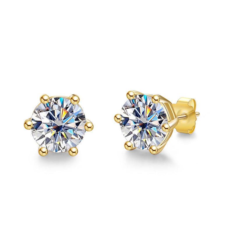 Moissanite Stud Earrings