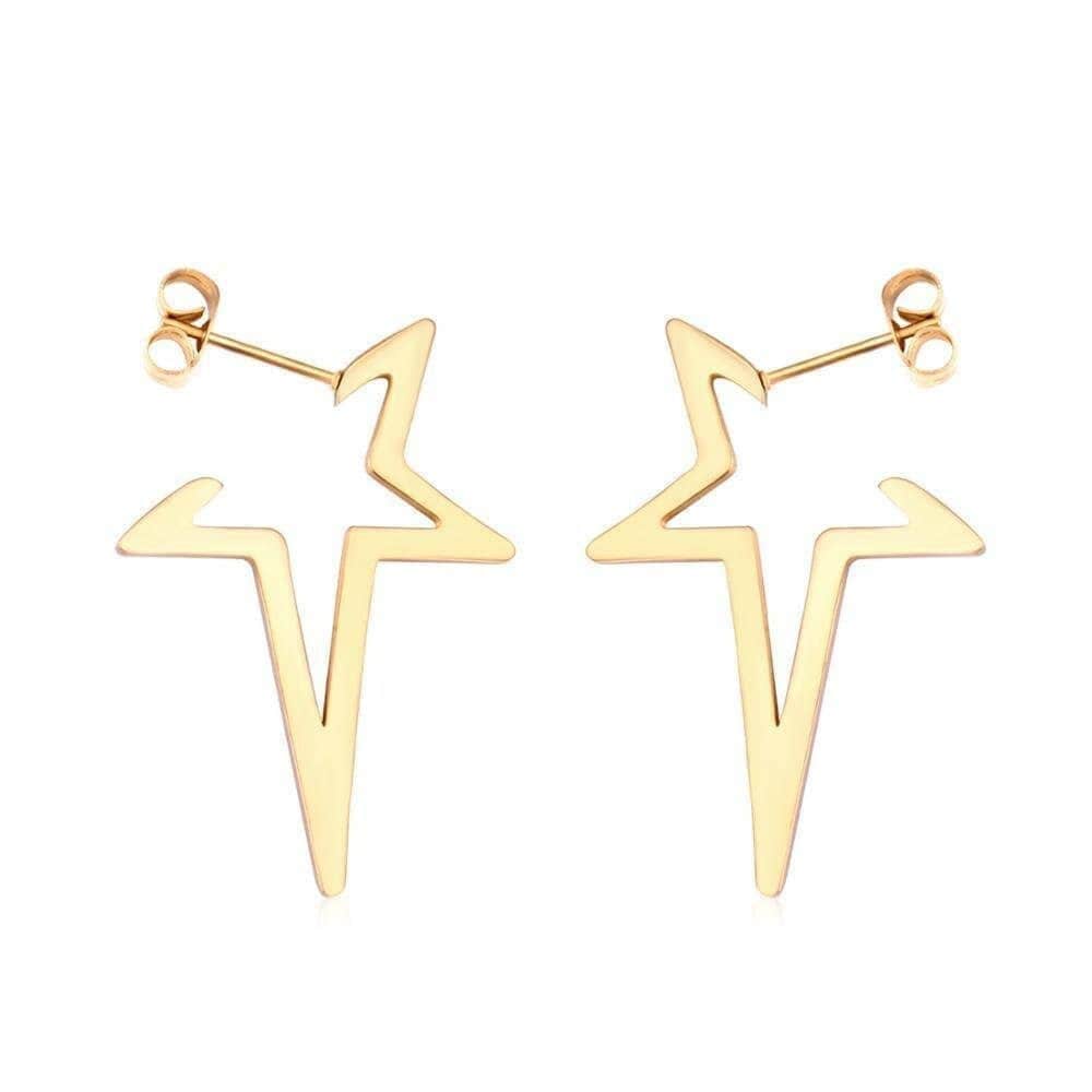18k gold plating drop earrings jewelry for woman best gift for her stainless steel